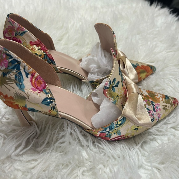 ORIENTAL TAN FASHION HEELS SIZE 38 - Picture 5 of 5